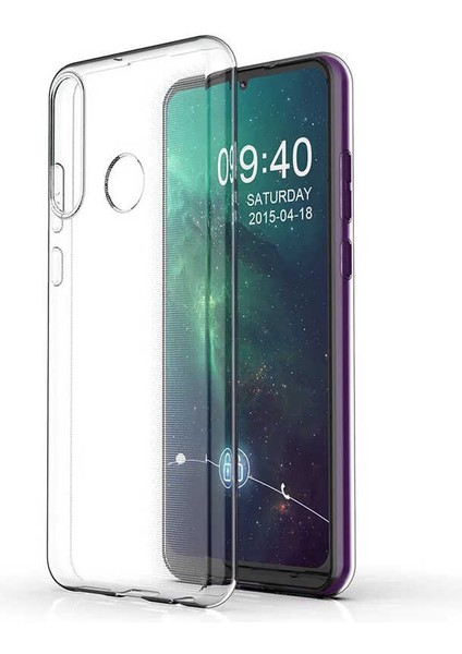 Huawei Y6P Kılıf Şeffaf Silikon Lüx