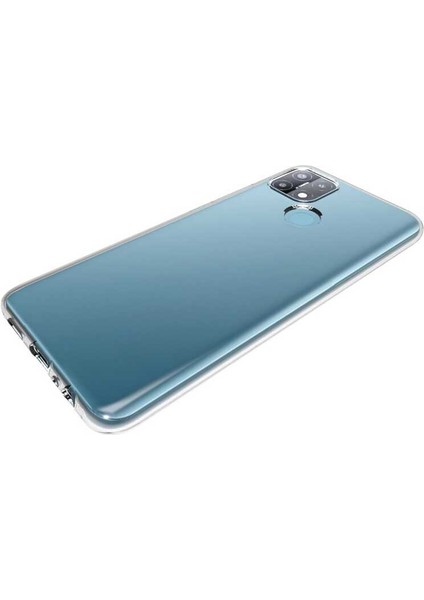 Oppo A15S Kılıf Şeffaf Silikon Lüx