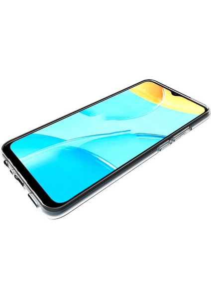 Oppo A15S Kılıf Şeffaf Silikon Lüx