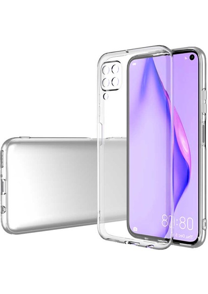 Huawei P40 Lite Kılıf Kamera Korumalı Süper Silikon Kapak