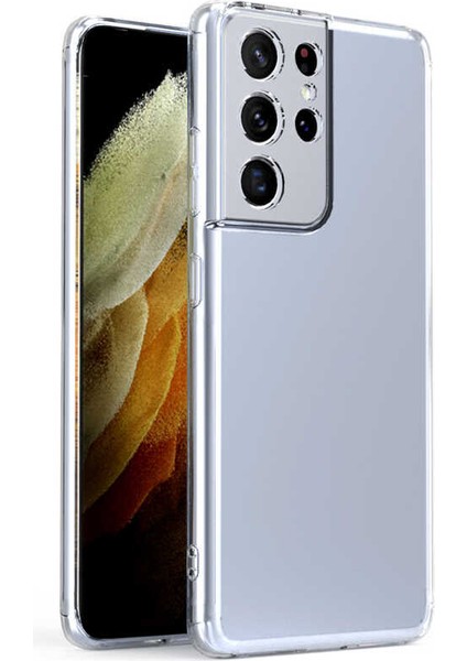 Galaxy S21 Ultra Kılıf Kamera Korumalı Süper Silikon Kapak indirimleri
