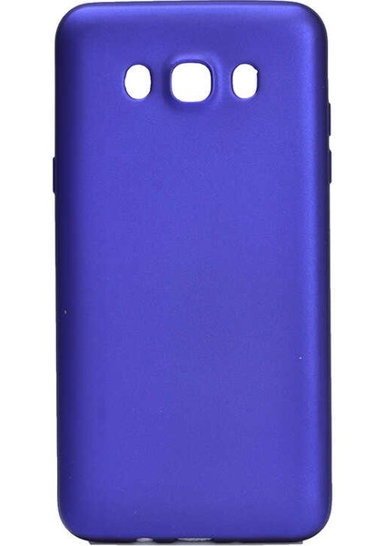 Galaxy J7 2016 Kılıf Silikon Yumuşak Dokulu Premium- Saks Mavi