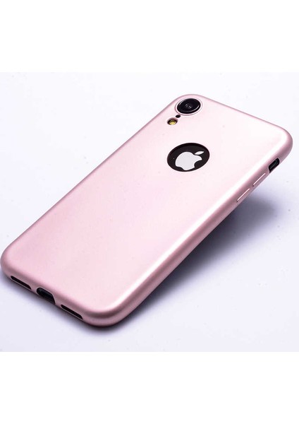 Apple iPhone Xr 6.1 Kılıf Silikon Yumuşak Dokulu Premium- Rose Gold