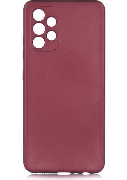 Galaxy A32 4g Kılıf Silikon Yumuşak Dokulu Premium- Mürdüm