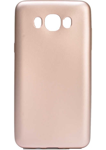 Galaxy J7 2016 Kılıf Silikon Yumuşak Dokulu Premium- Rose Gold