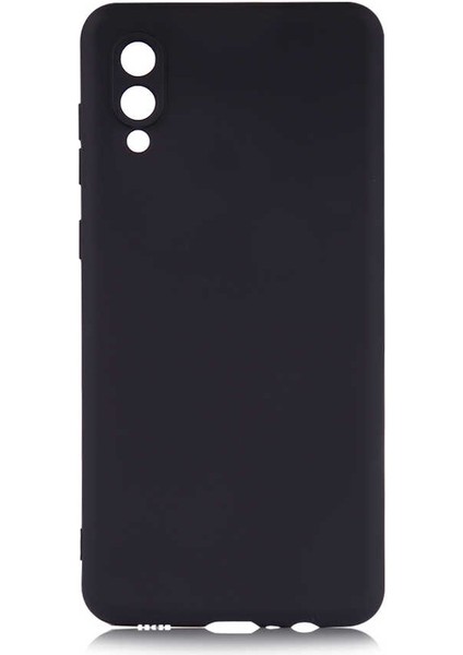 Galaxy A02 Kılıf Silikon Yumuşak Dokulu Premium- Siyah