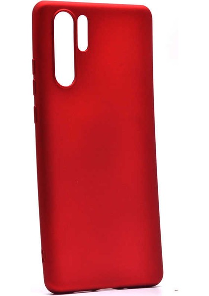 Huawei P30 Pro Kılıf Silikon Yumuşak Dokulu Premium- Kırmızı