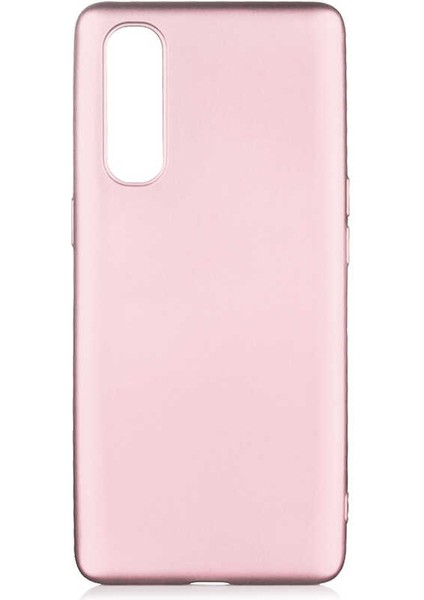 Oppo Reno 3 Pro 5g Kılıf Silikon Yumuşak Dokulu Premium- Rose Gold