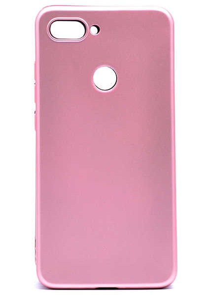 Xiaomi Mi 8 Lite Kılıf Silikon Yumuşak Dokulu Premium- Rose Gold