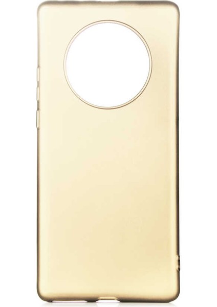 Huawei Mate 40 Pro Kılıf Silikon Yumuşak Dokulu Premium- Gold