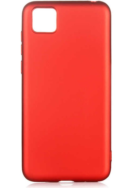 Huawei Y5P Kılıf Silikon Yumuşak Dokulu Premium- Kırmızı