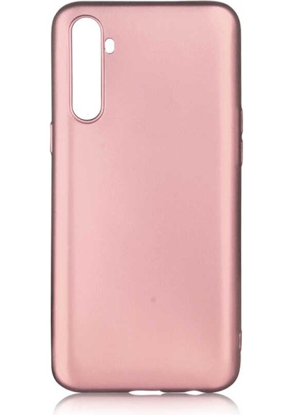 Realme 6 Kılıf Silikon Yumuşak Dokulu Premium- Rose Gold