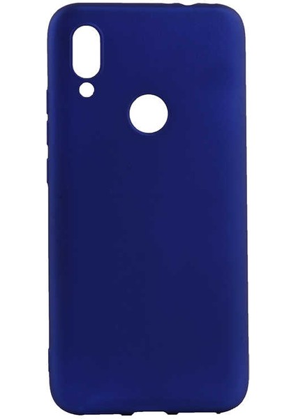 Xiaomi Redmi 7 Kılıf Silikon Yumuşak Dokulu Premium- Saks Mavi