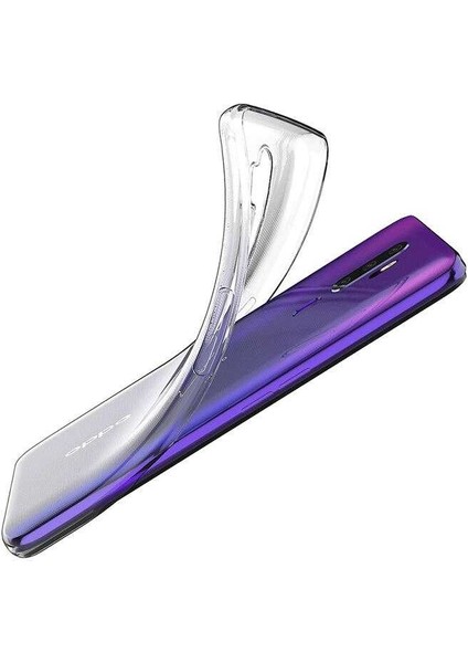 Oppo A9 2020 Kılıf Şeffaf Silikon Lüx