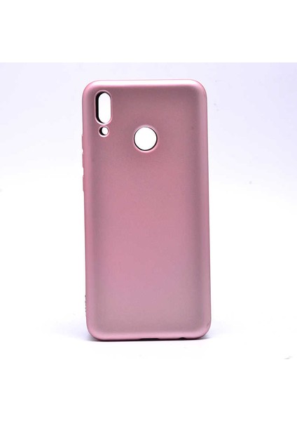 Huawei Y9 2019 Kılıf Silikon Yumuşak Dokulu Premium- Rose Gold