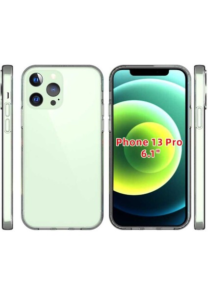 Apple iPhone 13 Pro Kılıf Şeffaf Silikon Lüx