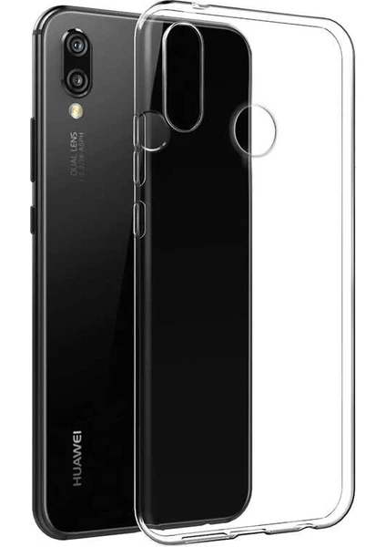 Huawei P20 Lite Kılıf Şeffaf Silikon Lüx