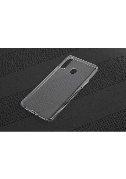 Galaxy A20S Kılıf Şeffaf Silikon Lüx