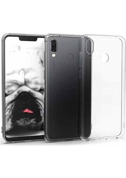 Huawei Honor Play Kılıf Şeffaf Silikon Lüx