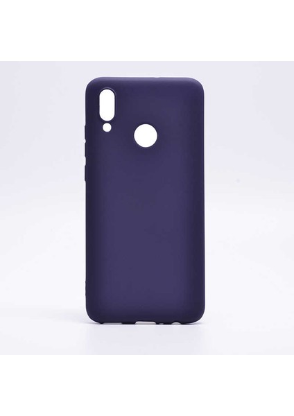 Huawei P Smart 2019 Kılıf Silikon Yumuşak Dokulu Premium- Lacivert