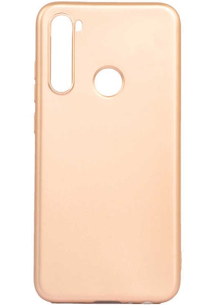 Xiaomi Redmi Note 8 Kılıf Silikon Yumuşak Dokulu Premium- Gold