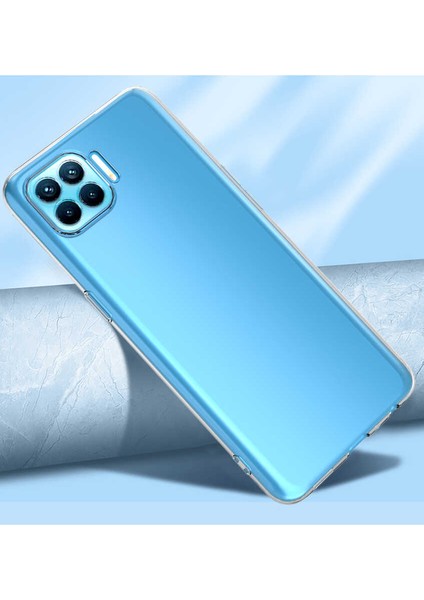 Oppo Reno 4 Lite Kılıf Kamera Korumalı Süper Silikon Kapak