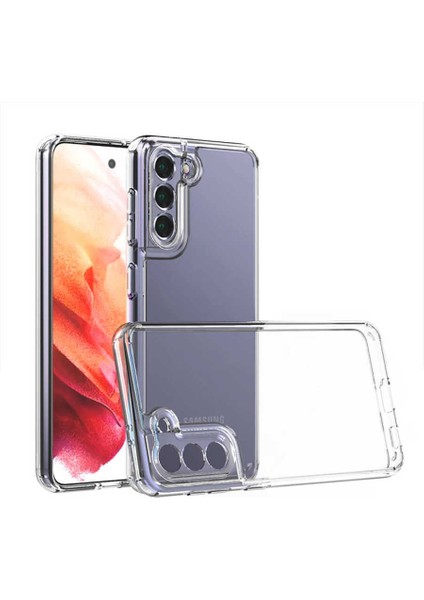 Galaxy S21 Kılıf Şeffaf Sert Tpu Silikon