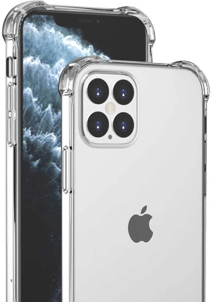 Apple iPhone 12 Pro Max Kılıf Darbe Emici Anti Shock Tpu Silikon