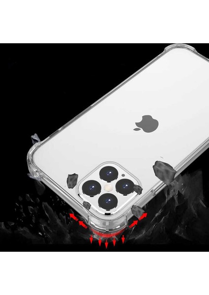 Apple iPhone 12 Pro Max Kılıf Darbe Emici Anti Shock Tpu Silikon