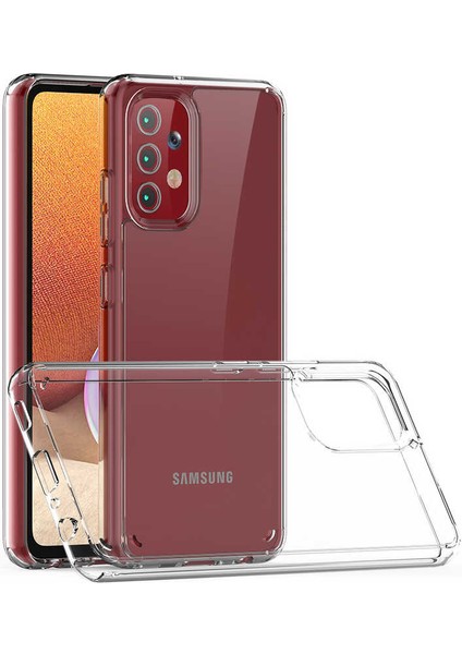 Galaxy A32 4g Kılıf Şeffaf Sert Tpu Silikon