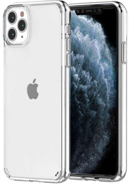 Apple iPhone 11 Pro Max Kılıf Şeffaf Sert Tpu Silikon