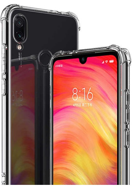 Xiaomi Redmi Note 7 Kılıf Darbe Emici Anti Shock Tpu Silikon