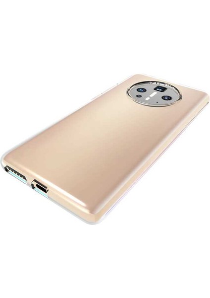 Huawei Mate 40 Pro Kılıf Şeffaf Silikon Lüx