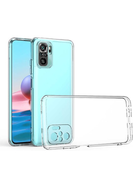 Xiaomi Redmi Note 10S Kılıf Kamera Korumalı Süper Silikon Kapak