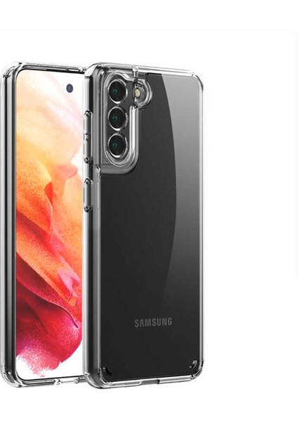 Galaxy S21 Plus Kılıf Şeffaf Sert Tpu Silikon
