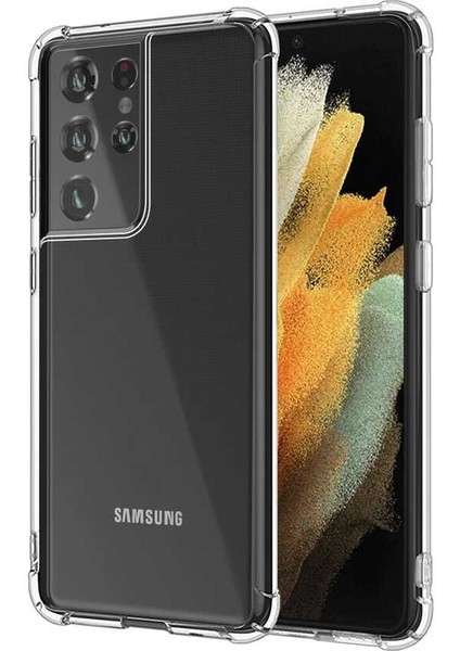 Galaxy S21 Ultra Kılıf Darbe Emici Anti Shock Tpu Silikon