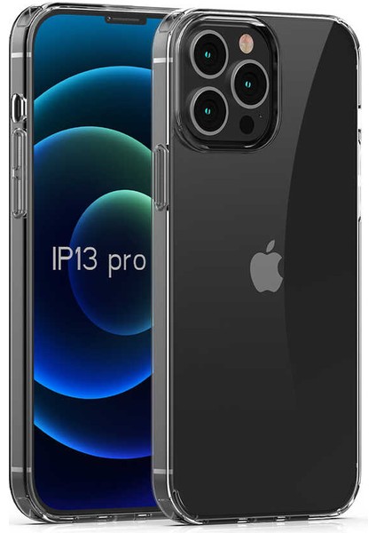 Apple iPhone 13 Pro Kılıf Şeffaf Sert Tpu Silikon