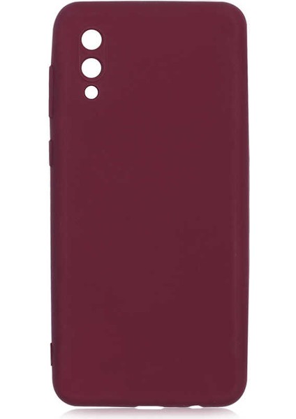 Galaxy A02 Kılıf Lansman Içi Kadife Silikon- Koyu Mor