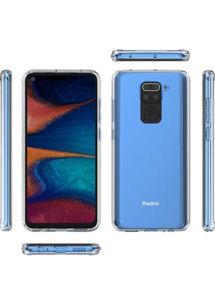 Xiaomi Redmi Note 9 Kılıf Şeffaf Sert Tpu Silikon
