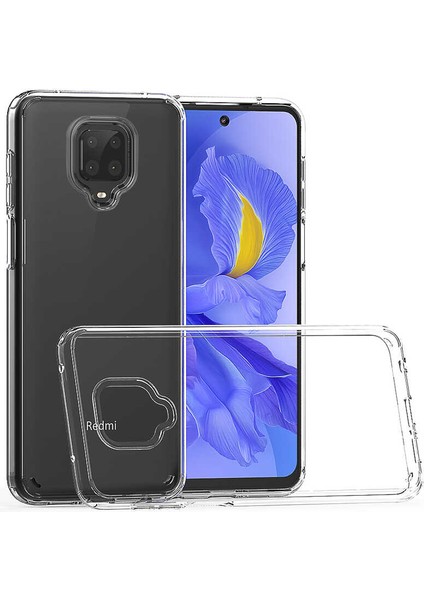Xiaomi Redmi Note 9s Kılıf Şeffaf Sert Tpu Silikon