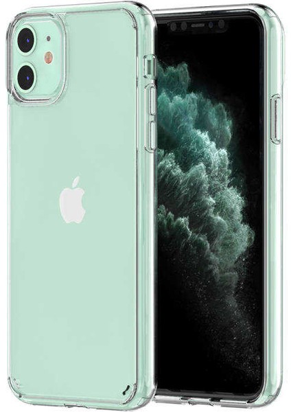 Apple iPhone 11 Kılıf Şeffaf Sert Tpu Silikon