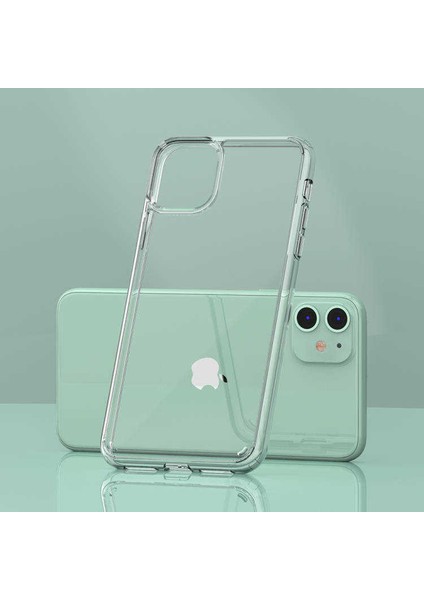 Apple iPhone 11 Kılıf Şeffaf Sert Tpu Silikon