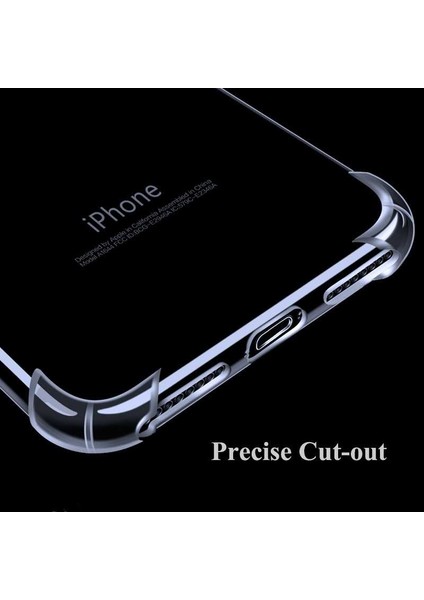 Apple iPhone 8 Plus Kılıf Darbe Emici Anti Shock Tpu Silikon