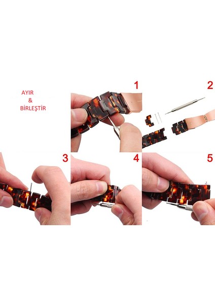 Apple Watch 38MM 40MM 41MM Uyumlu Reçine Zarif Şık Tasarım Kordon Ayarlanabilir Pimli Watchband fırsatları