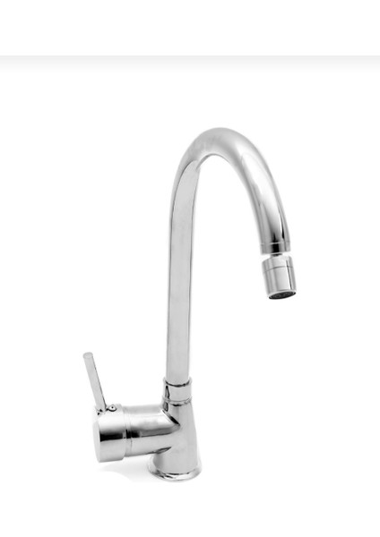 Krom Armut Kuğu Borulu Mutfak Eviye Bataryası Oynar Perlatörlü fiyatları