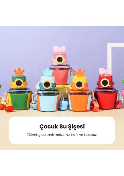 Kamera Modeli Çocuk Su Şişesi 700ML (Yurt Dışından) fiyatları