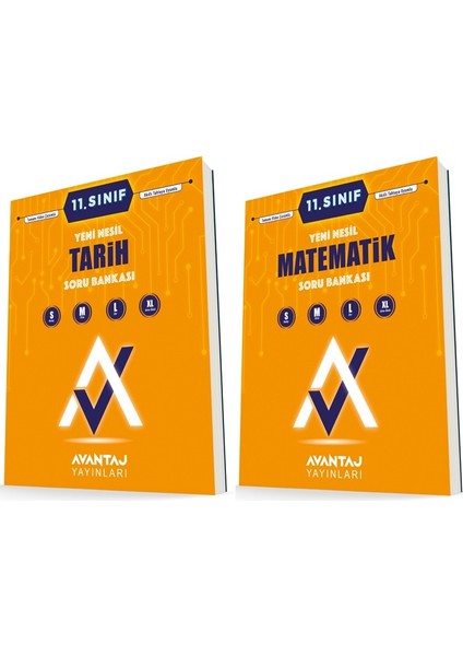 11. Sınıf Matematik + Tarih Soru Bankası Seti 2 Kitap 2023