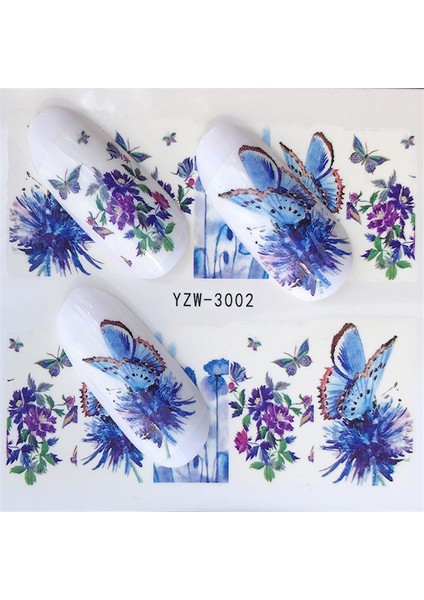 10 Adet Desenli Takma Tırnak - Çok Renkli (Yurt Dışından) fiyatları