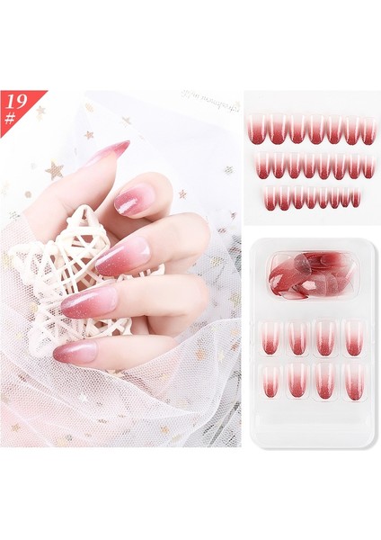 5 Adet Takma Tırnak - Pembe (Yurt Dışından)