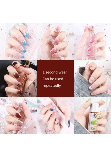 5 Adet Takma Tırnak - Çok Renklili (Yurt Dışından) fiyatları